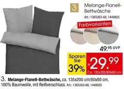 Zurbrüggen Melange-Flanell Bettwäsche Angebot