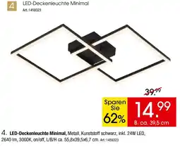 Zurbrüggen LED-Deckenleuchte Minimal Angebot