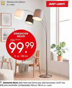 Zurbrüggen JUST LIGHT Stehleuchte Melvin Angebot