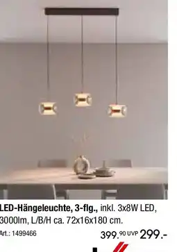 Zurbrüggen Paul Neuhaus LED-Hängeleuchte, 3-flg., Angebot