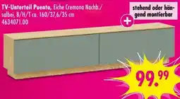 Möbel Boss TV-Unterteil Puento, Eiche Cremona Nachb./salbei Angebot