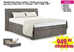 Möbel Boss Polsterbett Evita, Stoff Bison Angebot