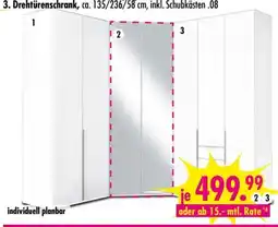 Möbel Boss Drehtürenschrank Angebot