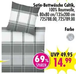 Möbel Boss Satin-Bettwäsche Caltik Angebot
