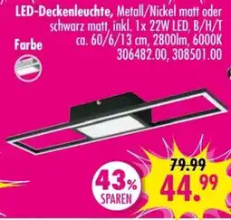 Möbel Boss LED-Deckenleuchte Angebot