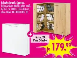 Möbel Boss Schuhschrank Santos Angebot