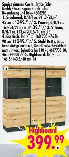 Möbel Boss Highboard Angebot
