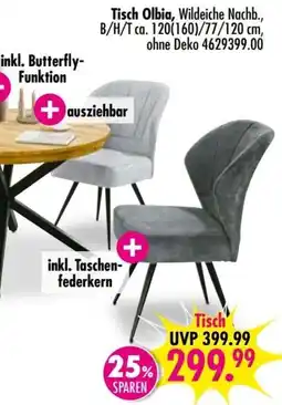 Möbel Boss Tisch Olbia, Wildeiche Nachb. Angebot