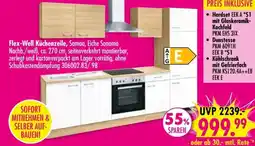 Möbel Boss Flex-Well Küchenzeile, Samoa, Eiche Sonoma Angebot