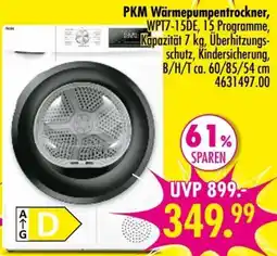 Möbel Boss PKM Wärmepumpentrockner Angebot
