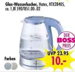 Möbel Boss Glas-Wasserkocher, Hatex Angebot