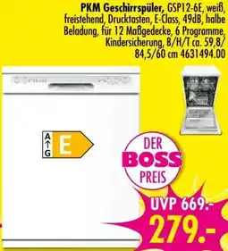 Möbel Boss PKM Geschirrspüler Angebot