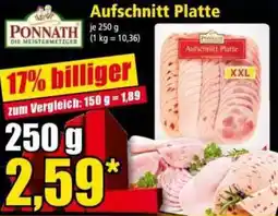 Norma Ponnath Aufschnitt Platte Angebot