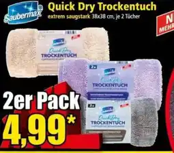 Norma Saubermax Quick Dry Trockentuch Angebot