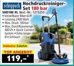 Norma Scheppach Hochdruckreiniger-Set 180 bar Angebot