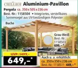 Norma CHILLROI Aluminium-Pavillon Angebot