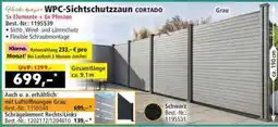 Norma WPC-Sichtschutzzaun CORTADO Angebot