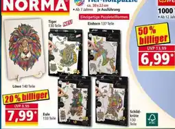 Norma Tier-Holzpuzzle Angebot