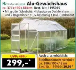 Norma Alu-Gewächshaus Angebot
