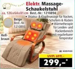 Norma Elektr. Massage-Schaukelstuhl Angebot