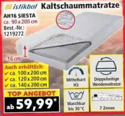 Norma istikbal Kaltschaummatratze Angebot