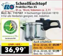 Norma ELO Schnellkochtopf Praktika Plus XS Angebot