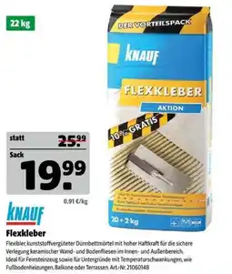 Hagebau Knauf Flexkleber Angebot