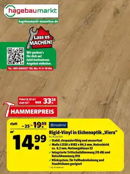 Hagebau Rigid-Vinyl in Eichenoptik „Viera“ Angebot