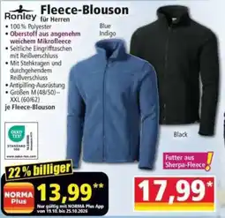 Norma Ronley Fleece-Blouson Angebot