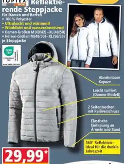 Norma OPTEX SPORT Reflektierende Steppjacke Angebot