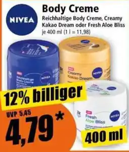 Norma NIVEA Body Creme Angebot