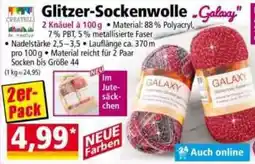 Norma Glitzer-Sockenwolle Galaxy Angebot