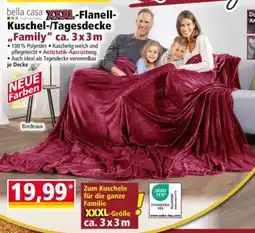Norma bella casa XXXL-Flanell-Kuschel-/Tagesdecke "Family" Angebot