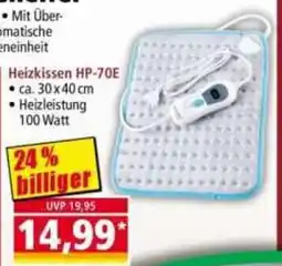 Norma Heizkissen HP-70E Angebot