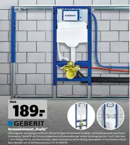 Hagebau GEBERIT Vorwandelement „Duofix“ Angebot