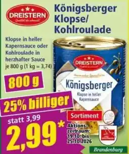 Norma DREISTERN Königsberger Klopsen Angebot