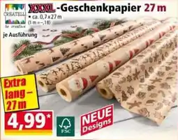 Norma CREATETELL XXXL-Geschenkpapier Angebot