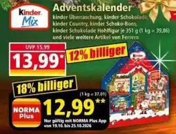 Norma Kinder Mix Adventskalender Angebot