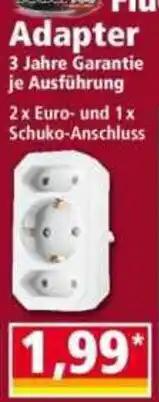Norma Flu Adapter Angebot