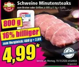 Norma Schweine Minutensteaks Gut Bartenhof Angebot