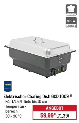 METRO Elektrischer Chafing Dish GCD 1009 Angebot
