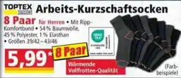 Norma TOPTEX PRO Arbeits-Kurzschafftsocken Angebot