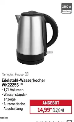 METRO Tarrington House Edelstahl-Wasserkocher Angebot