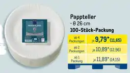 METRO Pappteller Angebot