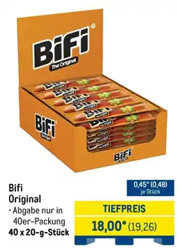 METRO Bifi Original Angebot