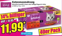 Norma Katzen Nassnahrung Whiskas Angebot