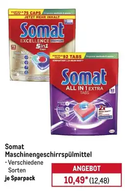 METRO Somat Maschinengeschirrspülmittel Angebot