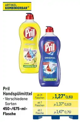 METRO Pril Handspülmittel Angebot