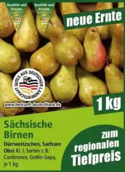 Norma Sächsische Birnen Angebot