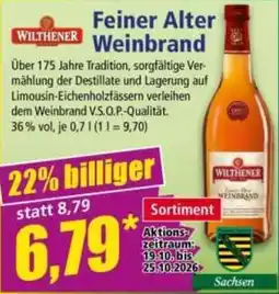 Norma WILTHENER Feiner Alter Weinbrand Angebot